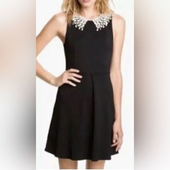 Free People Lace Collar Dress - Picture 1 of 6